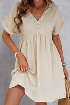 V-Neck Short Sleeve Dress | Dresses Dress from PHUNKYN