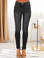 Skinny Fit Washed Jeans | Jeans Skinny Jeans from PHUNKYN