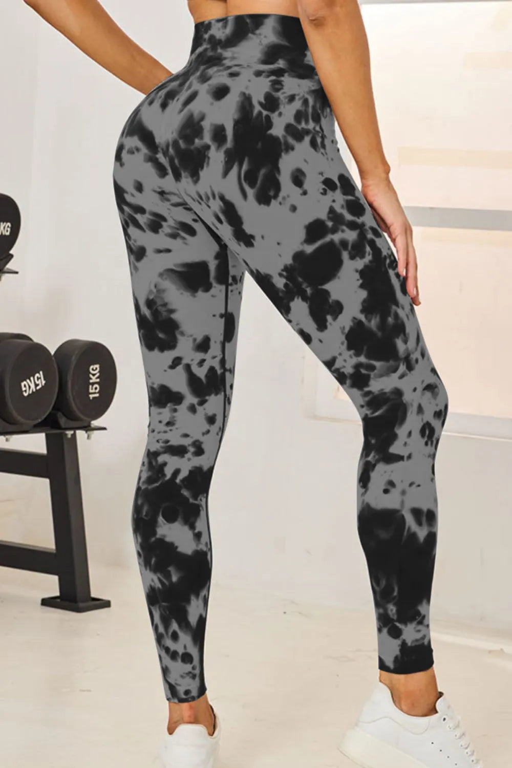 Tie-Dye High Waist Active Leggings | Leggings Leggings from PHUNKYN