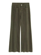 Wide Leg Pants with Pockets | Trousers Pants from PHUNKYN
