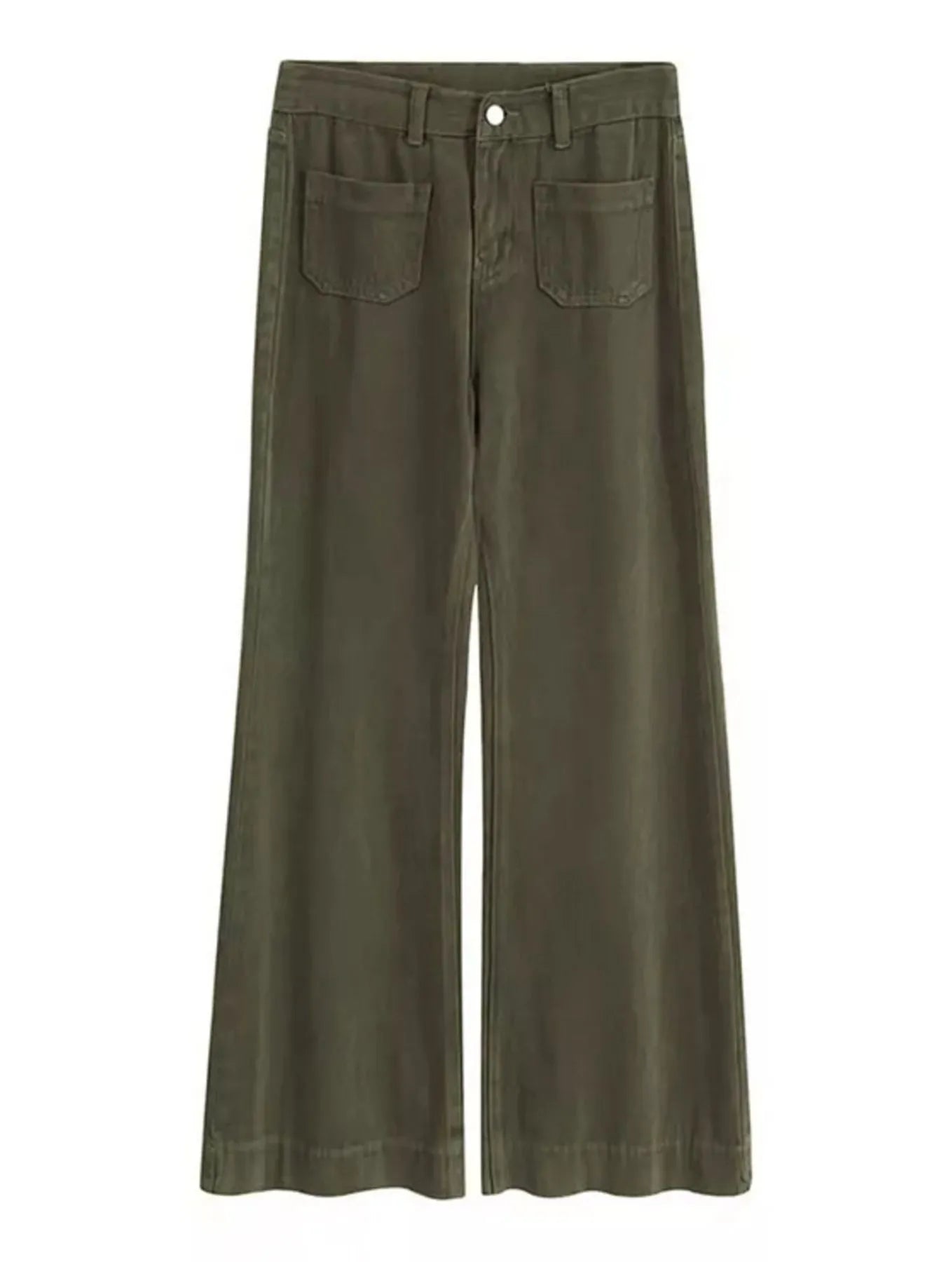 Wide Leg Pants with Pockets | Trousers Pants from PHUNKYN