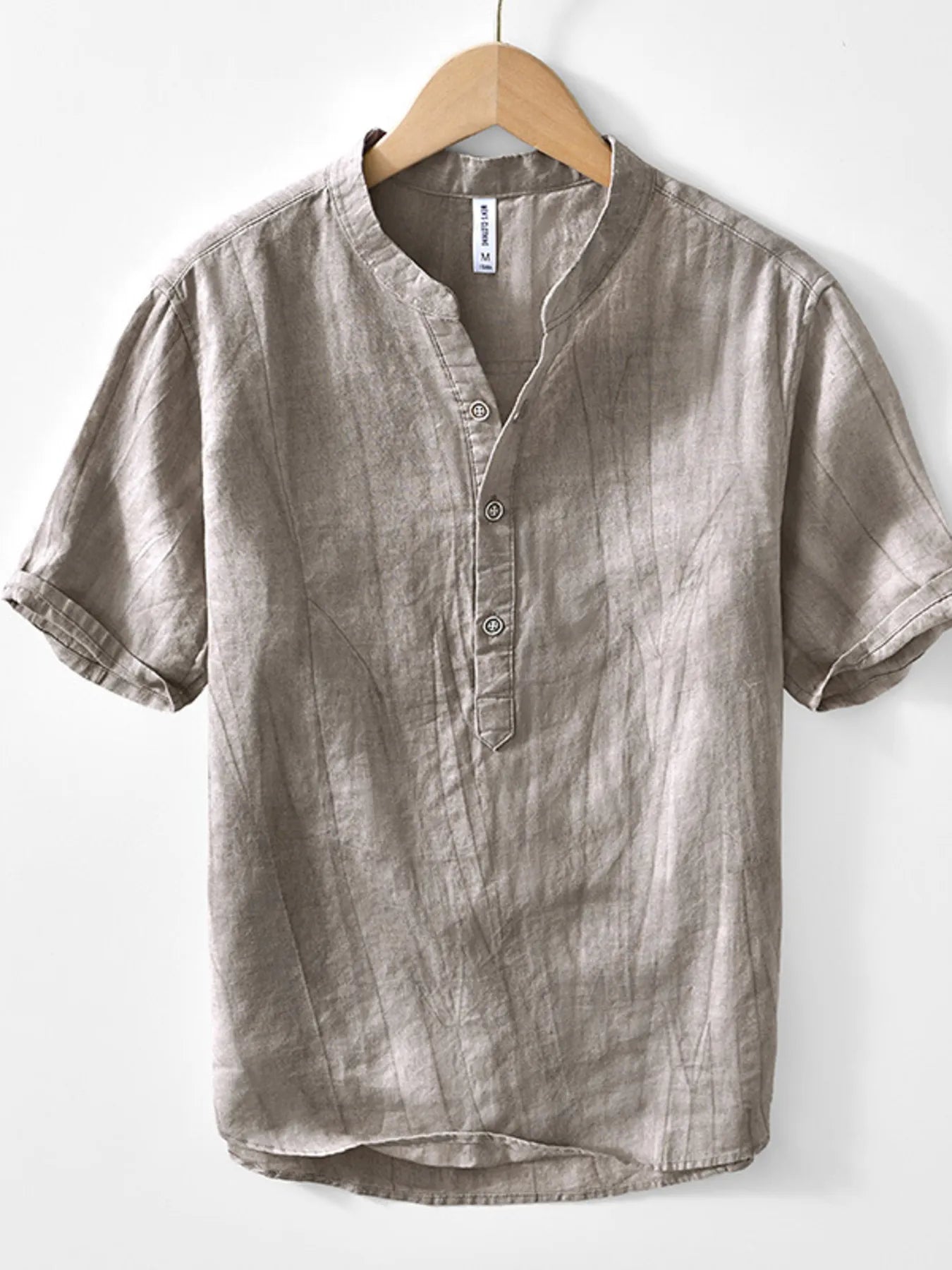 Men's Button Detail Short Sleeve Shirt | Shirts Shirts from PHUNKYN
