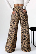 Leopard Wide Leg Pants | Wide Leg Pants from PHUNKYN