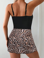 Printed Scoop Neck Wide Strap One-Piece Swimwear | One-Piece Swimsuits One-Piece from PHUNKYN