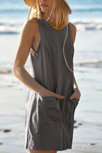 Lovelet Round Neck Sleeveless Romper with Pockets | One-Pieces Romper from PHUNKYN