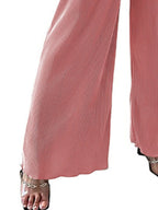 Elastic Waist Wide Leg Pants | Trousers Wide Leg Pants from PHUNKYN