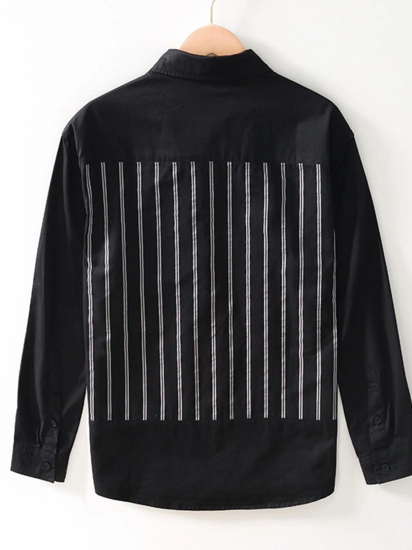 Men's Striped Button Up Long Sleeve Shirt | Shirts Shirts from PHUNKYN