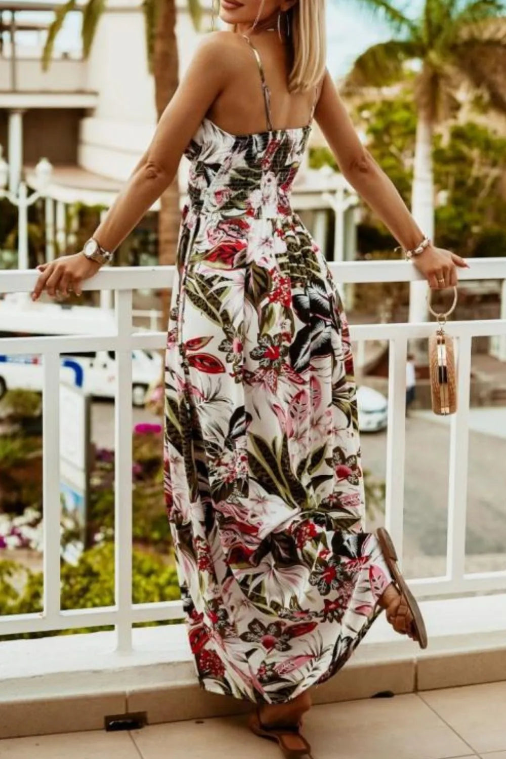 Printed Spaghetti Strap Maxi Dress | Dresses Maxi Dress from PHUNKYN