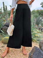 High Waist Wide Leg Pants | Trousers Wide Leg Pants from PHUNKYN