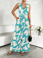 Printed Wide Leg Jumpsuit | One-Pieces Jumpsuit from PHUNKYN