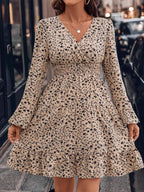 Long Sleeve Surplice A-Line Dress | Dresses Dress from PHUNKYN