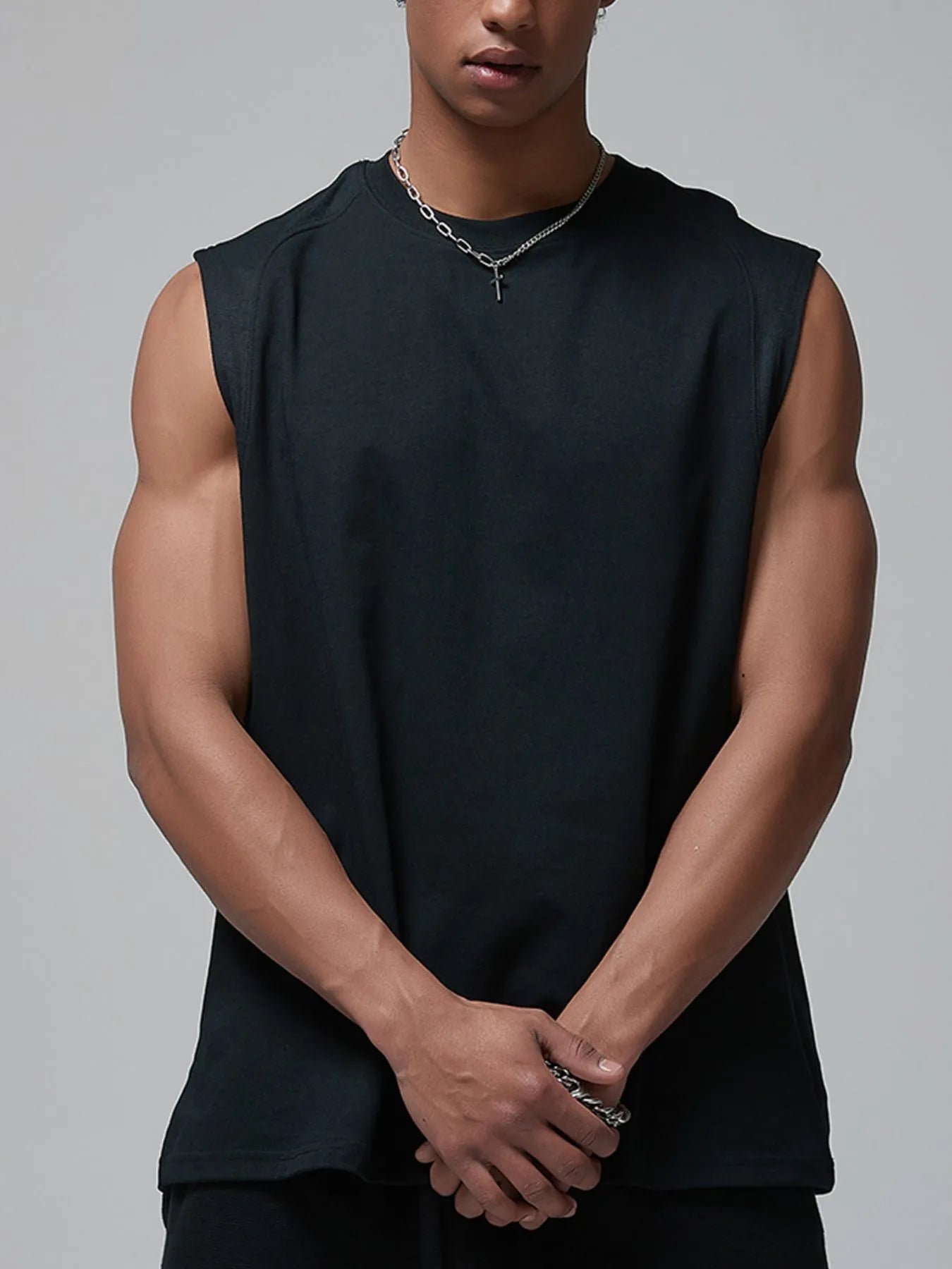 Men's Round Neck Tank | Tank Tops Tank Top from PHUNKYN