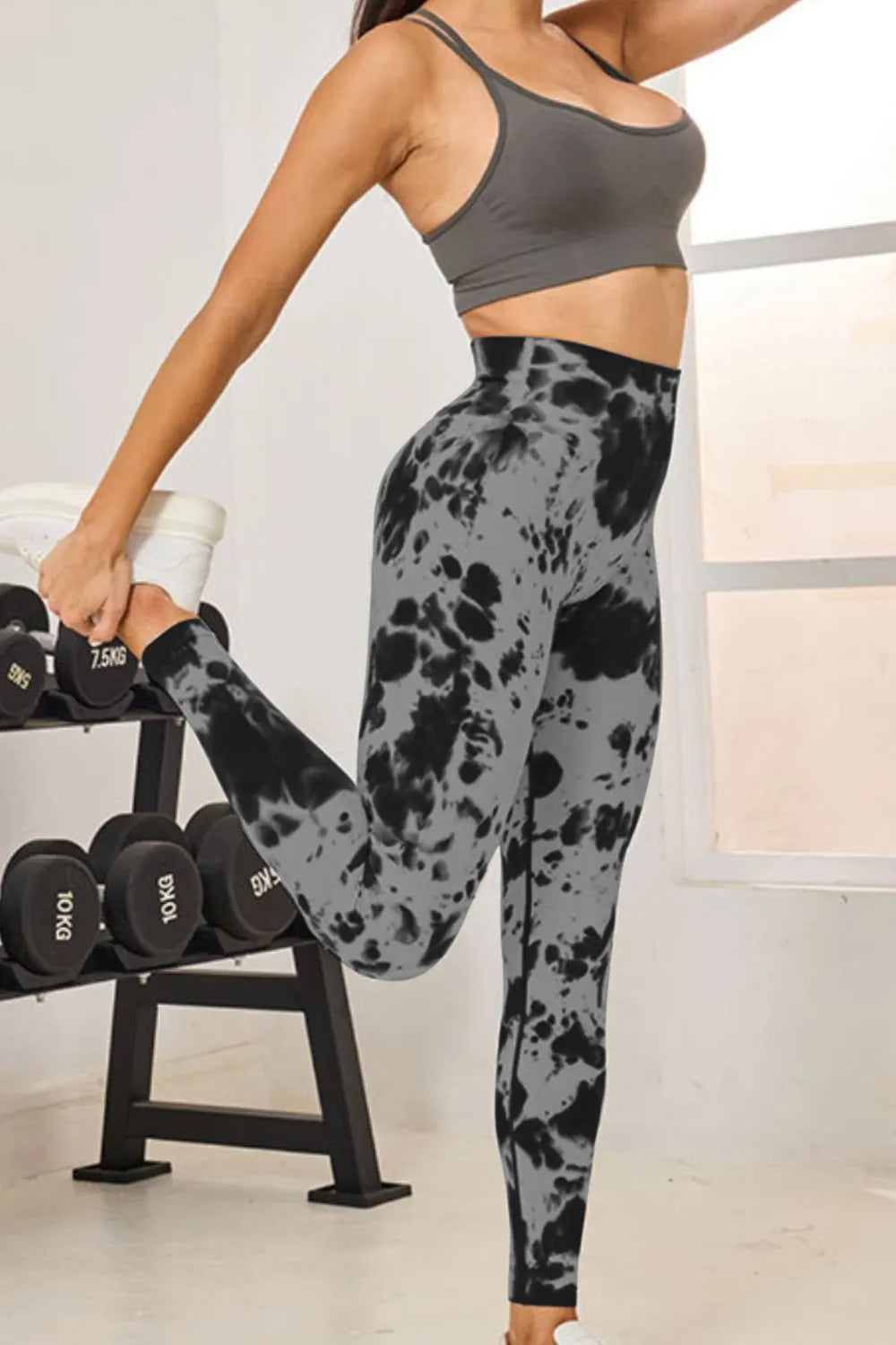 Tie-Dye High Waist Active Leggings | Leggings Leggings from PHUNKYN