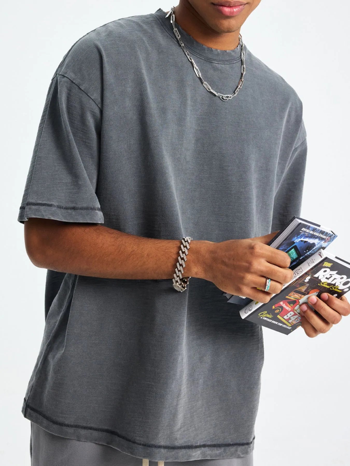 Men's Round Neck Short Sleeve T-Shirt | T-Shirts T-Shirt from PHUNKYN