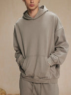 Men's Oversized Long Sleeve Hoodie with Kangaroo Pocket | Hoodies Hoodie from PHUNKYN