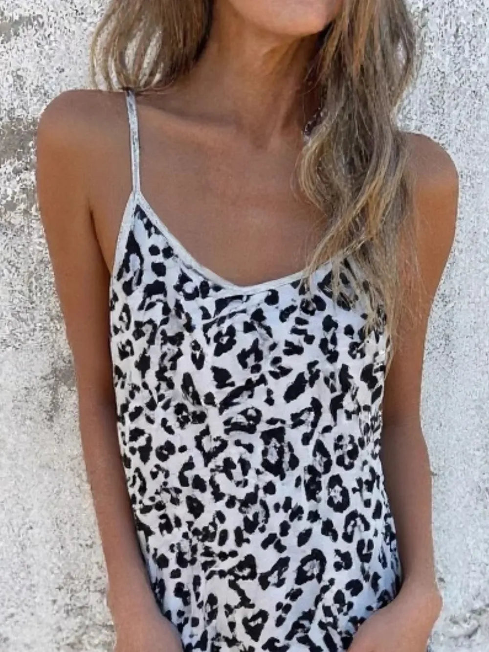 Leopard Sleeveless Jumpsuit with Pockets | One-Pieces Jumpsuit from PHUNKYN