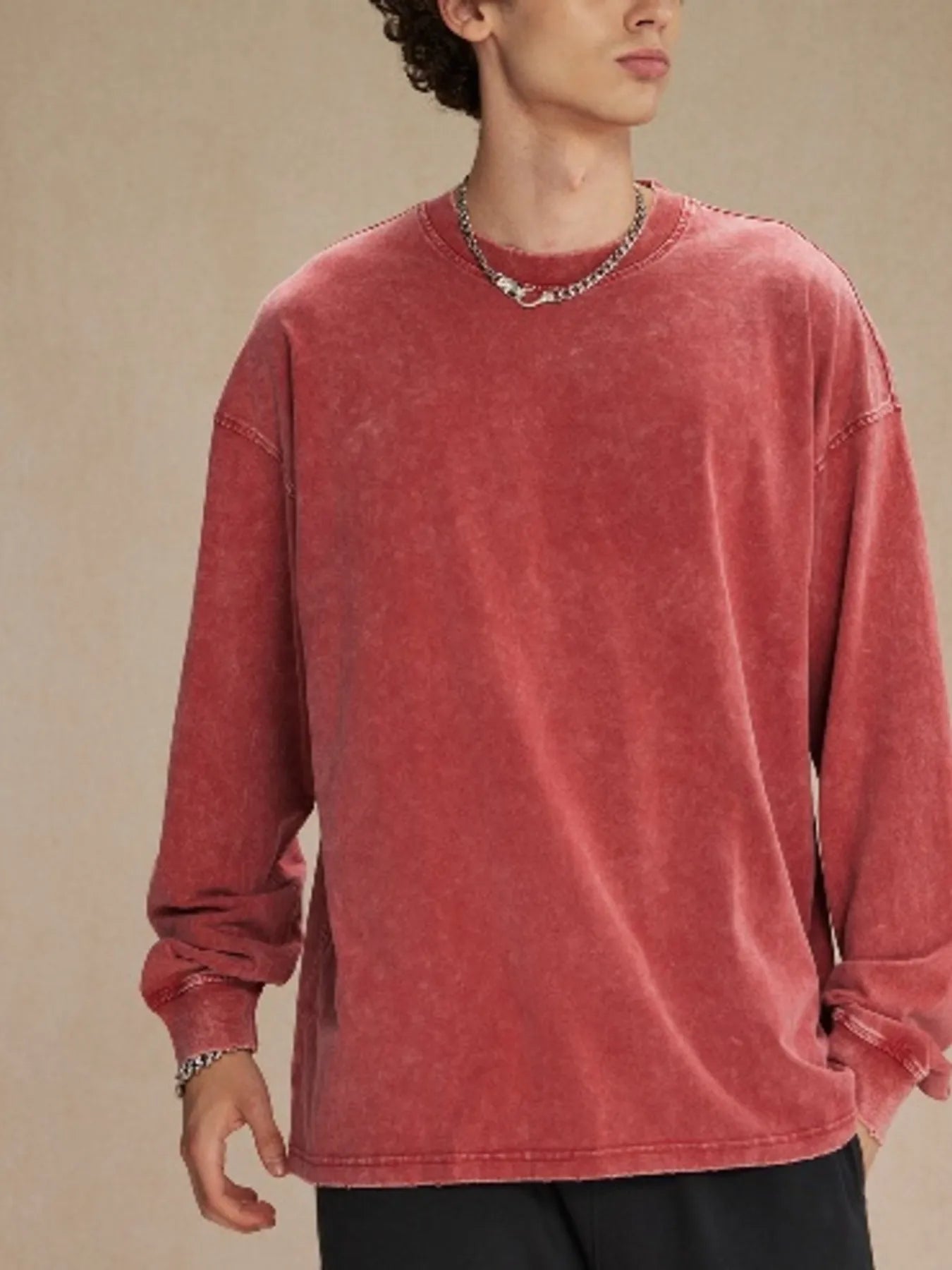 Men's Drop Shoulder Long Sleeve T-Shirt | T-Shirts T-Shirt from PHUNKYN