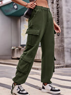 Casual Wide Leg Cargo Jeans | Jeans Cargo Pants from PHUNKYN