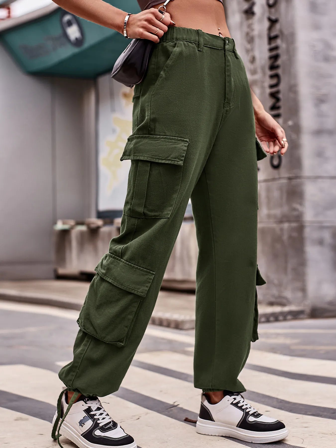 Casual Wide Leg Cargo Jeans | Jeans Cargo Pants from PHUNKYN
