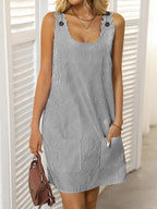 Mandy Striped Wide Strap Mini Dress | Dresses Mini Dress from PHUNKYN