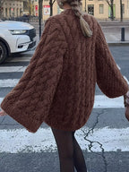 Cable Knit Round Neck Sweater | Sweaters Sweater from PHUNKYN