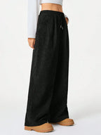 Wide Leg Drawstring Pants | Trousers Wide Leg Pants from PHUNKYN