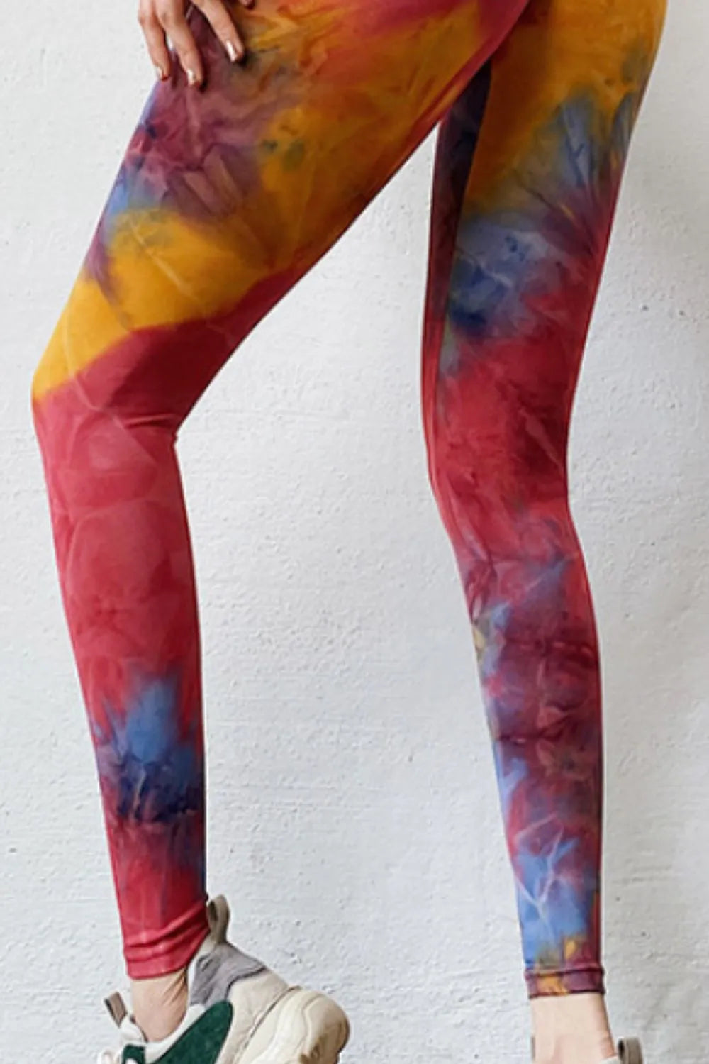 Tie-Dye High Waist Active Leggings | Leggings Leggings from PHUNKYN