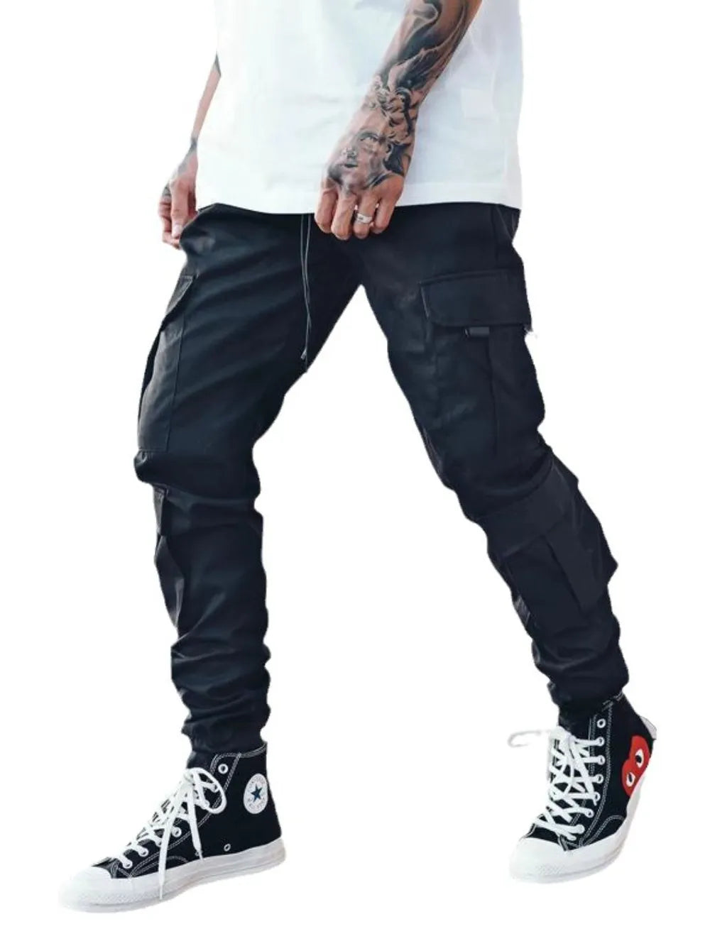 Men's Drawstring Pants with Cargo Pockets | Cargo Pants Cargo Pants from PHUNKYN