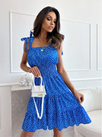 Polka Dot Square Neck Mini Cami Dress | Dresses Cami Dress from PHUNKYN