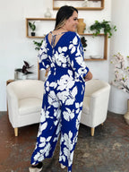 Printed Tie Back Wide Leg Jumpsuit | One-Pieces Jumpsuit from PHUNKYN