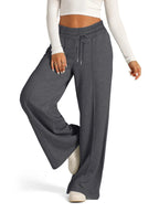 Drawstring Relaxed Fit Wide Leg Pants | Trousers Women's Trousers from PHUNKYN
