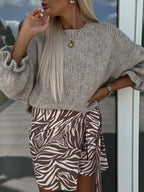 Round Neck Long Sleeve Sweater | Sweaters Sweater from PHUNKYN