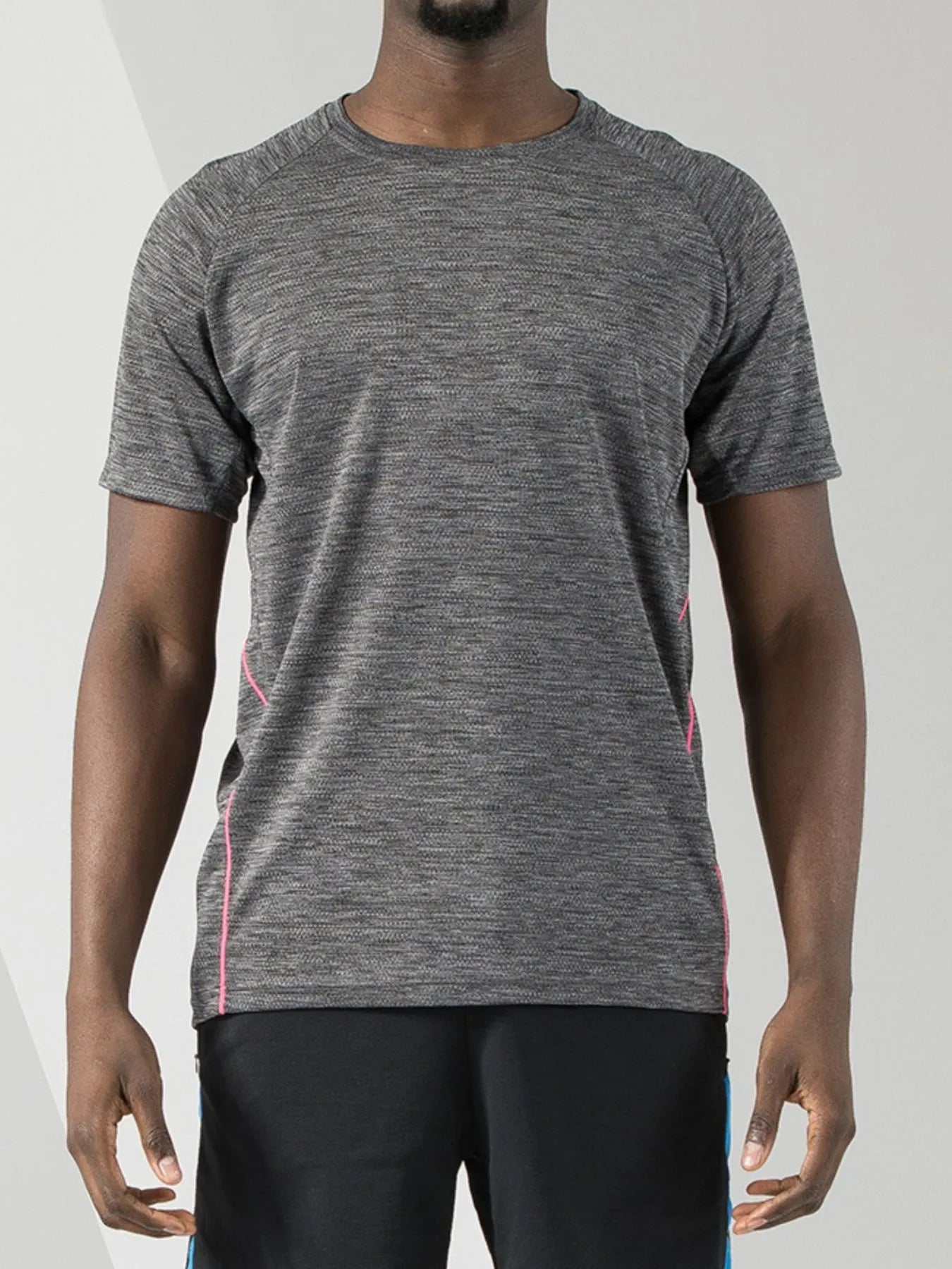 Men's Plus Size Round Neck Short Sleeve Active T-Shirt | T-Shirts T-Shirt from PHUNKYN