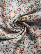 Ditsy Floral Smocked Square Neck Puff Sleeve Jumpsuit | One-Pieces Jumpsuit from PHUNKYN