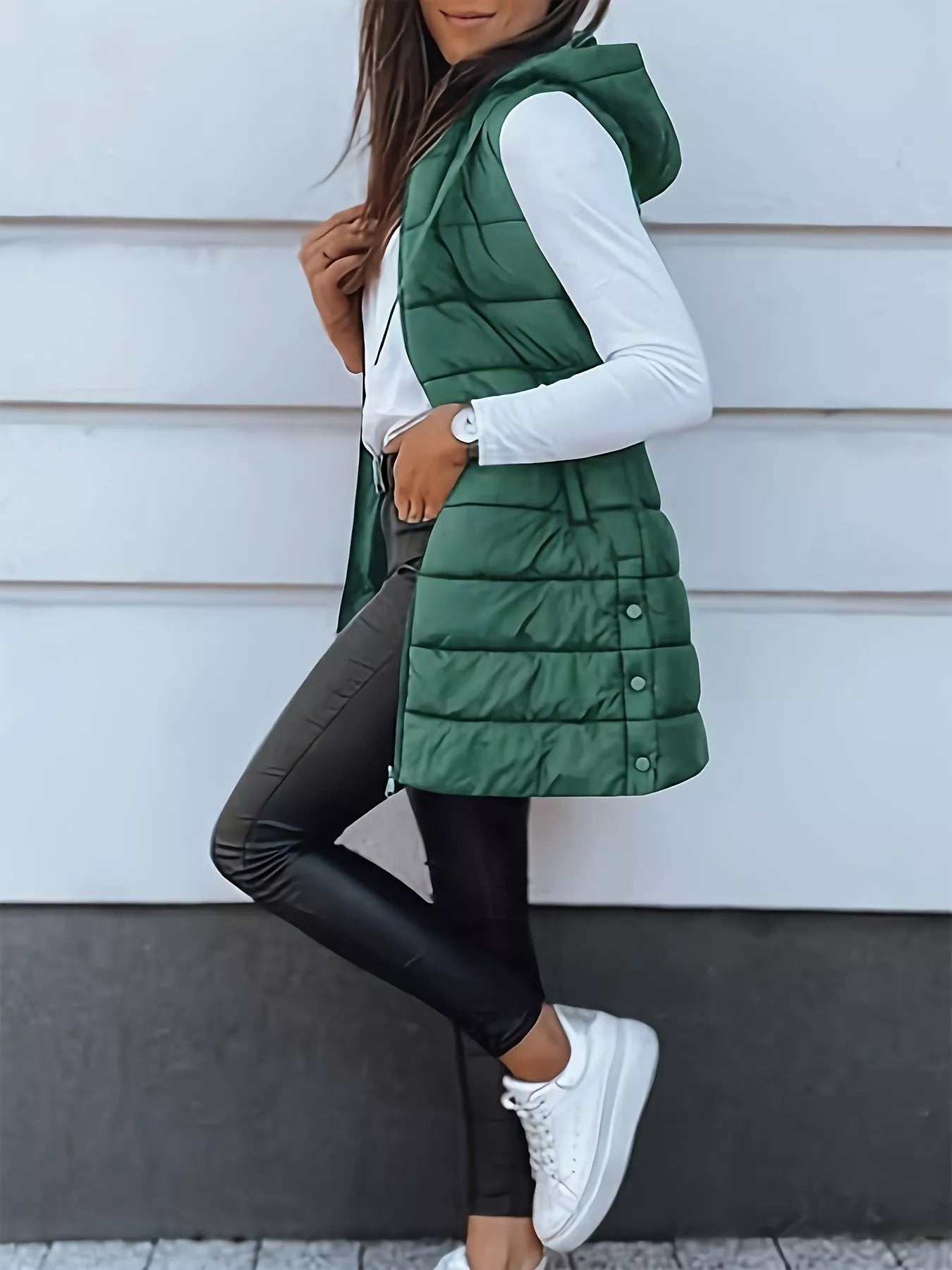 Zip Up Hooded Winter Coat | Puffer Jackets Winter Coat from PHUNKYN