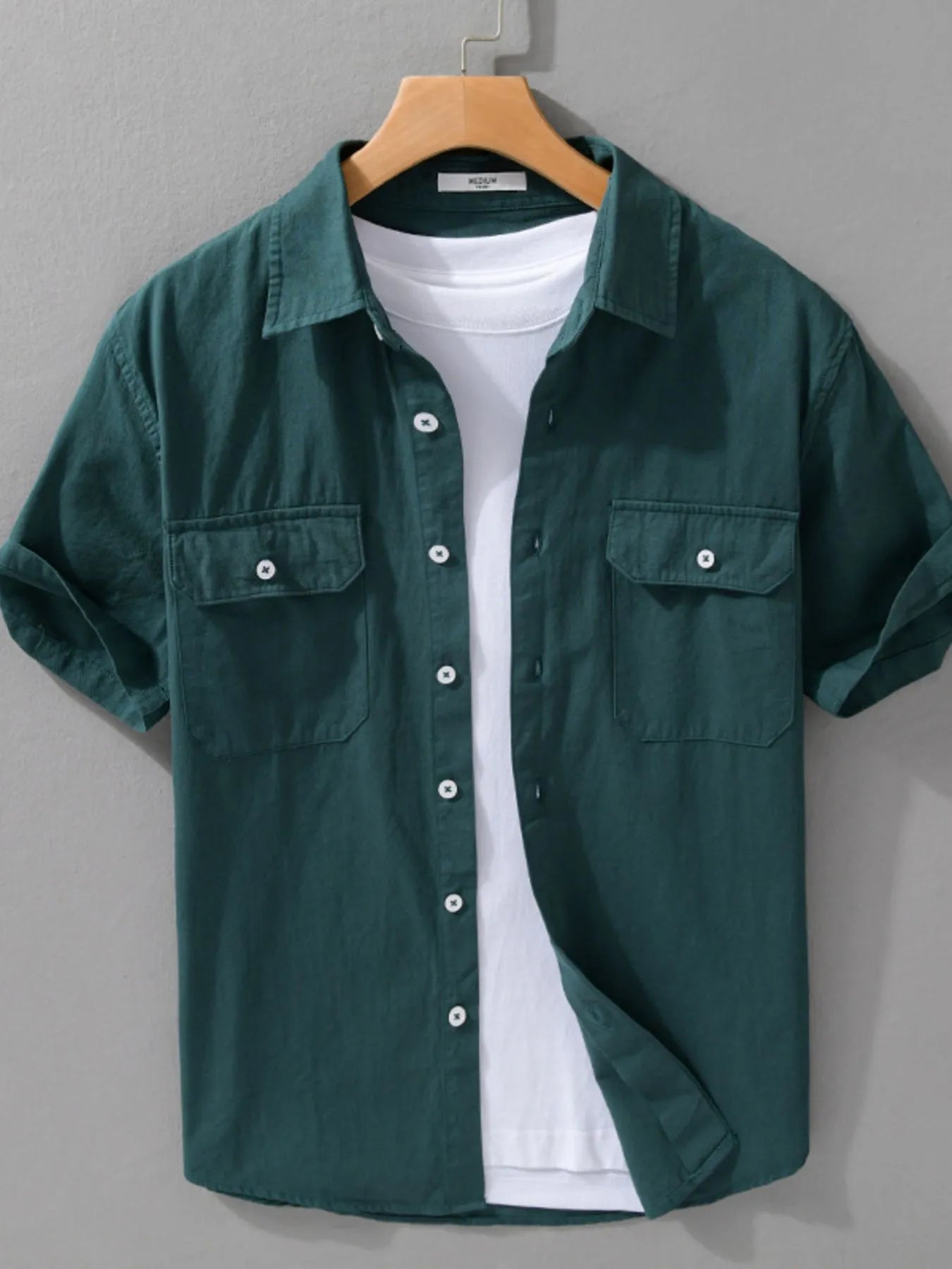 Men's Button Up Short Sleeve Shirt | Shirts Shirts from PHUNKYN