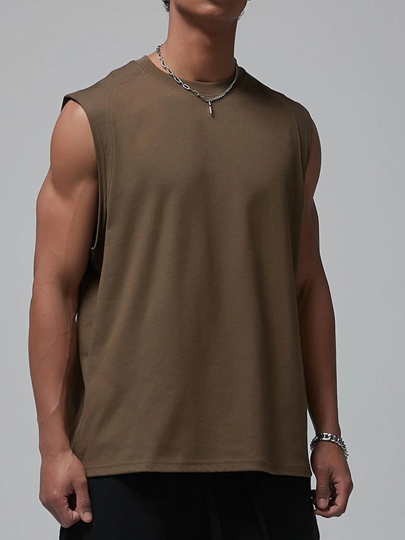 Men's Round Neck Tank | Tank Tops Tank Top from PHUNKYN
