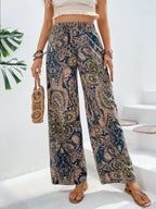 Printed Wide Leg Pants | Trousers Trousers from PHUNKYN