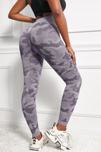 Camo Print Seamless High Waist Yoga Leggings | Leggings Leggings from PHUNKYN
