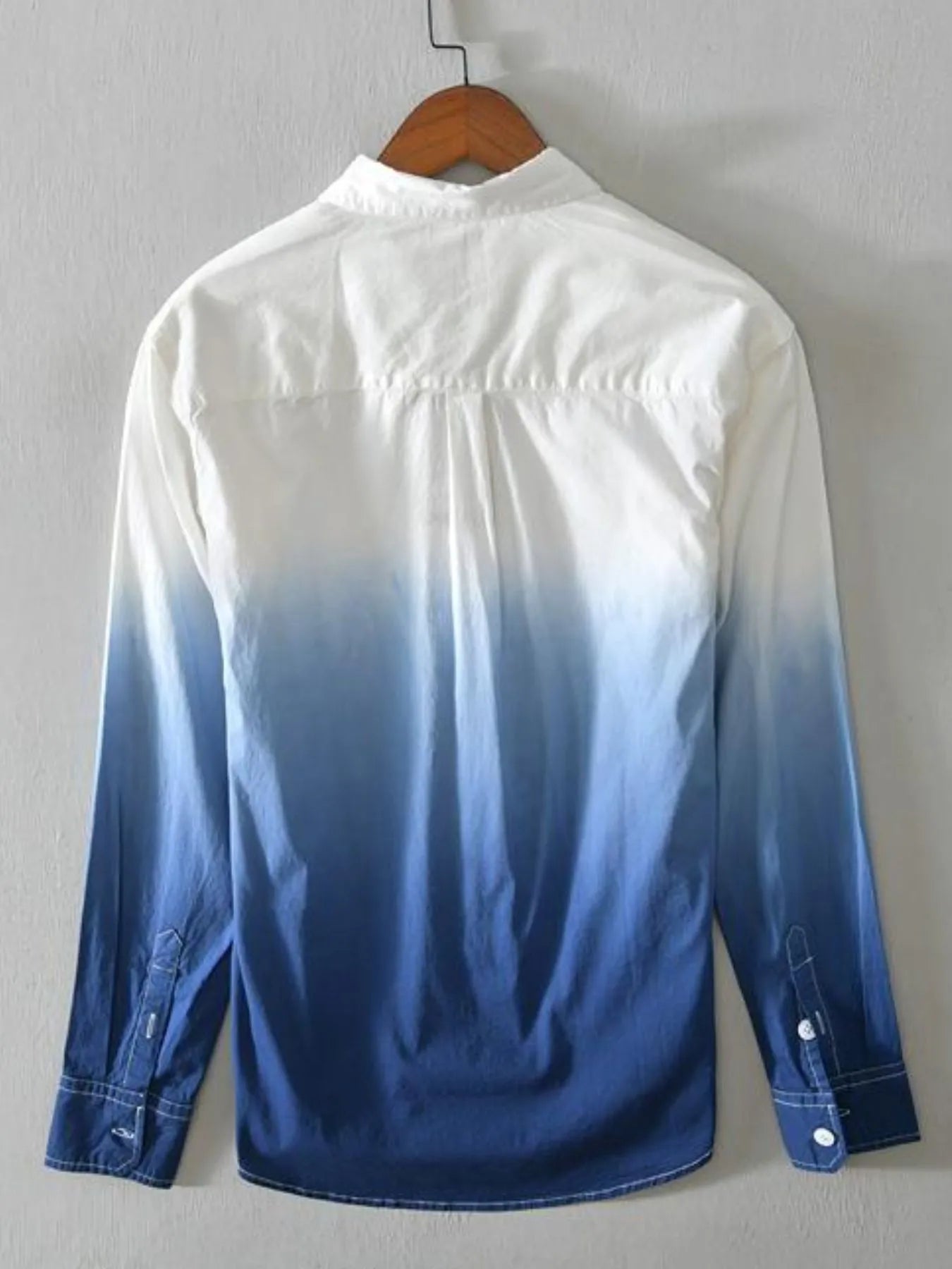 Men's Gradient Button Up Long Sleeve Shirt | Shirts Shirts from PHUNKYN