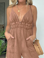 Wide Leg Spaghetti Strap Jumpsuit | One-Pieces Jumpsuit from PHUNKYN