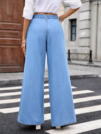 Wide Leg High Waisted Jeans | Jeans Wide Leg Pants from PHUNKYN