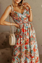 Printed Spaghetti Strap Maxi Dress | Dresses Maxi Dress from PHUNKYN