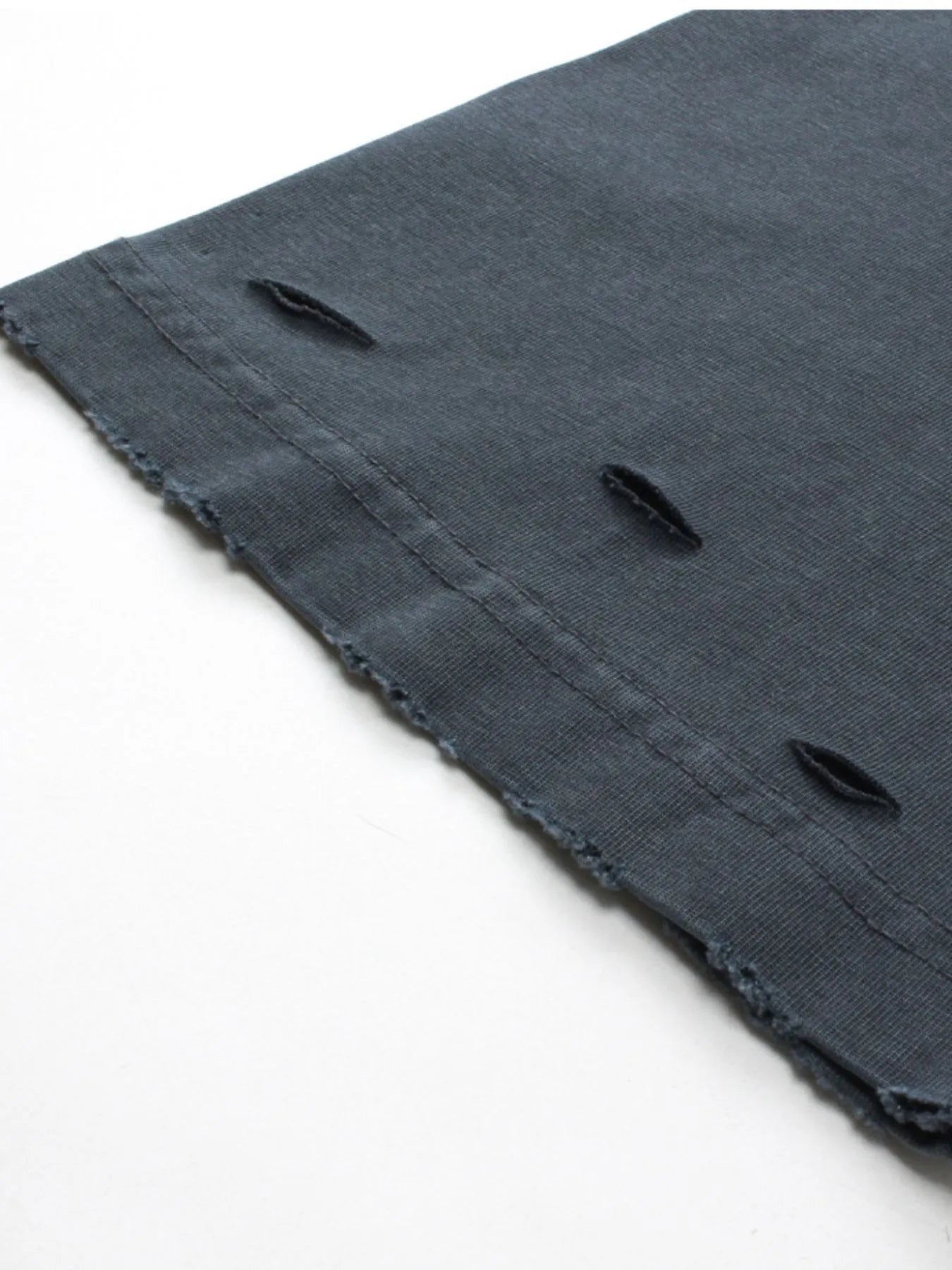 Men's Distressed Round Neck Short Sleeve T-Shirt | T-Shirts T-Shirt from PHUNKYN