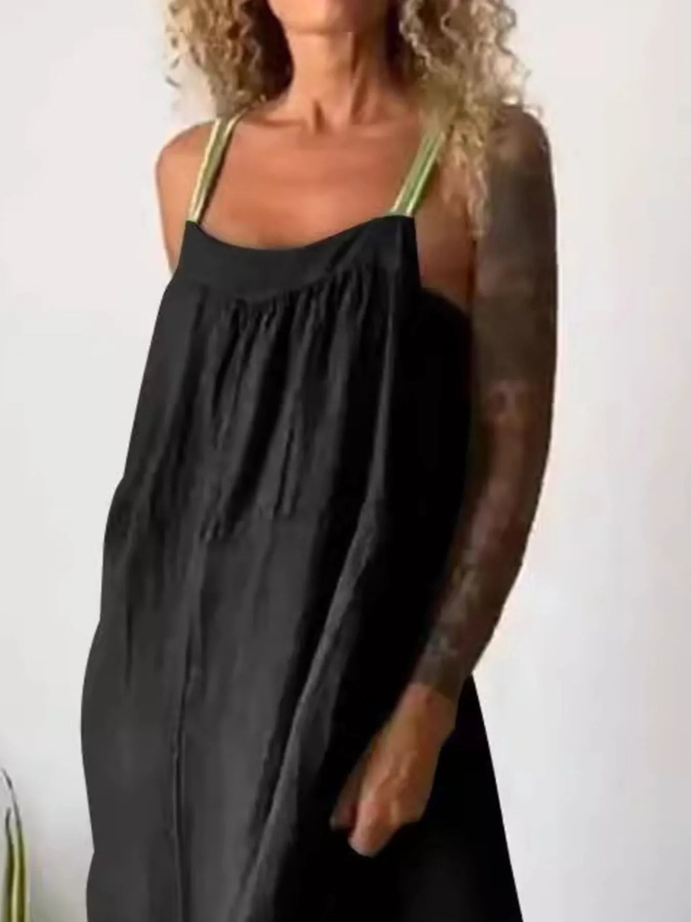 Ruched Cami Maxi Dress with Pockets | Dresses Maxi Dress from PHUNKYN