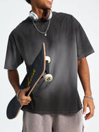 Men's Gradient Round Neck Short Sleeve T-Shirt | T-Shirts T-Shirt from PHUNKYN