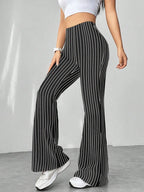 High Waisted Flare Pants | Trousers Flare Pants from PHUNKYN