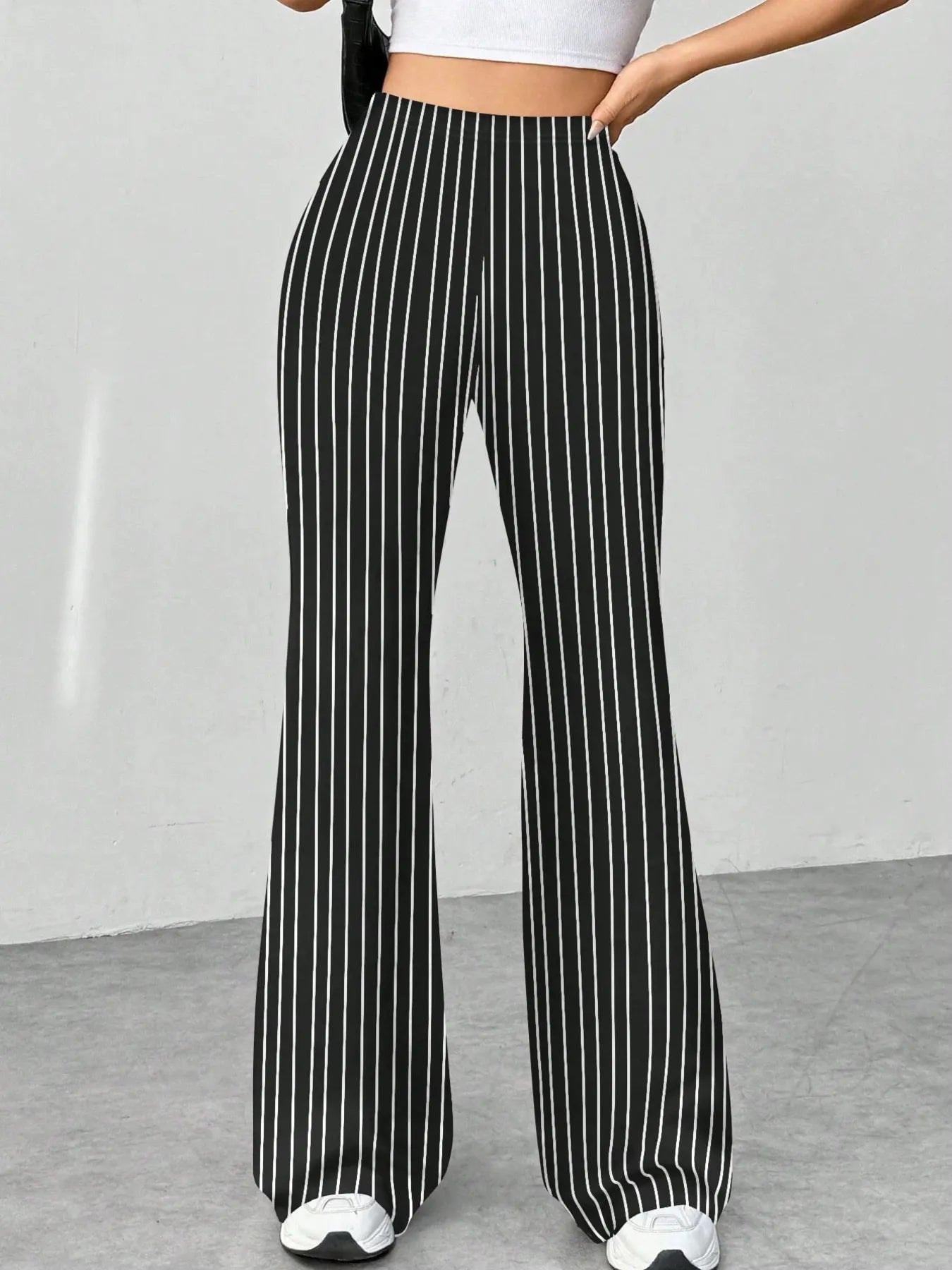 High Waisted Flare Pants | Trousers Flare Pants from PHUNKYN