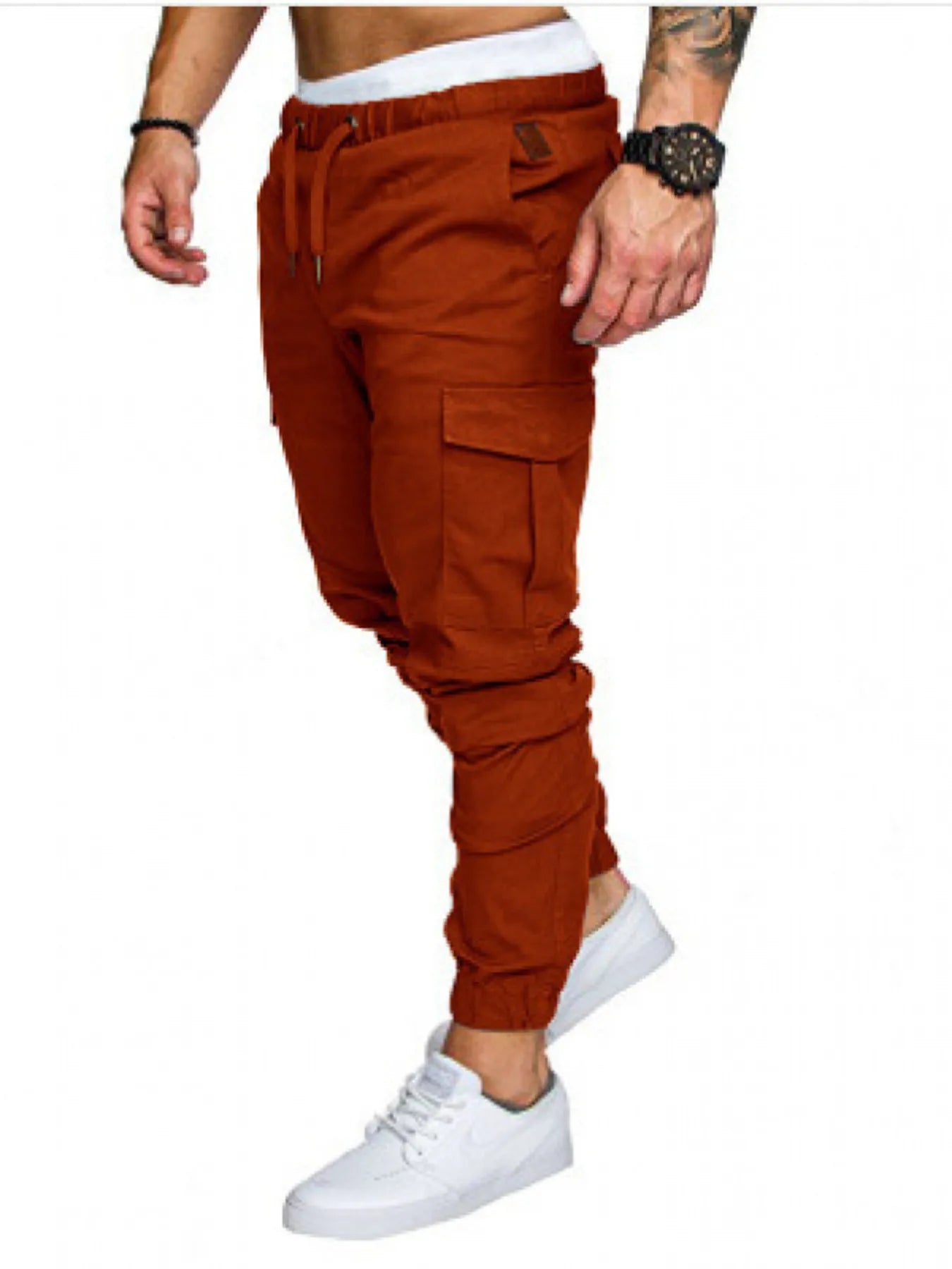 Men's Cargo Jogger with Drawstring Waistband Plus Size | Cargo Pants Cargo Pants from PHUNKYN