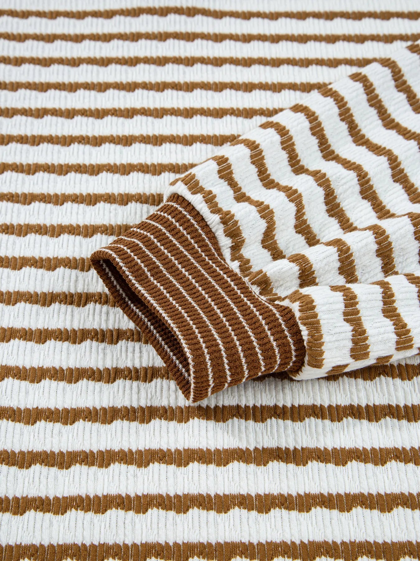 Stripe Collared Top and Drawstring Pant Set | Outfit Sets Top and Pants Set from PHUNKYN